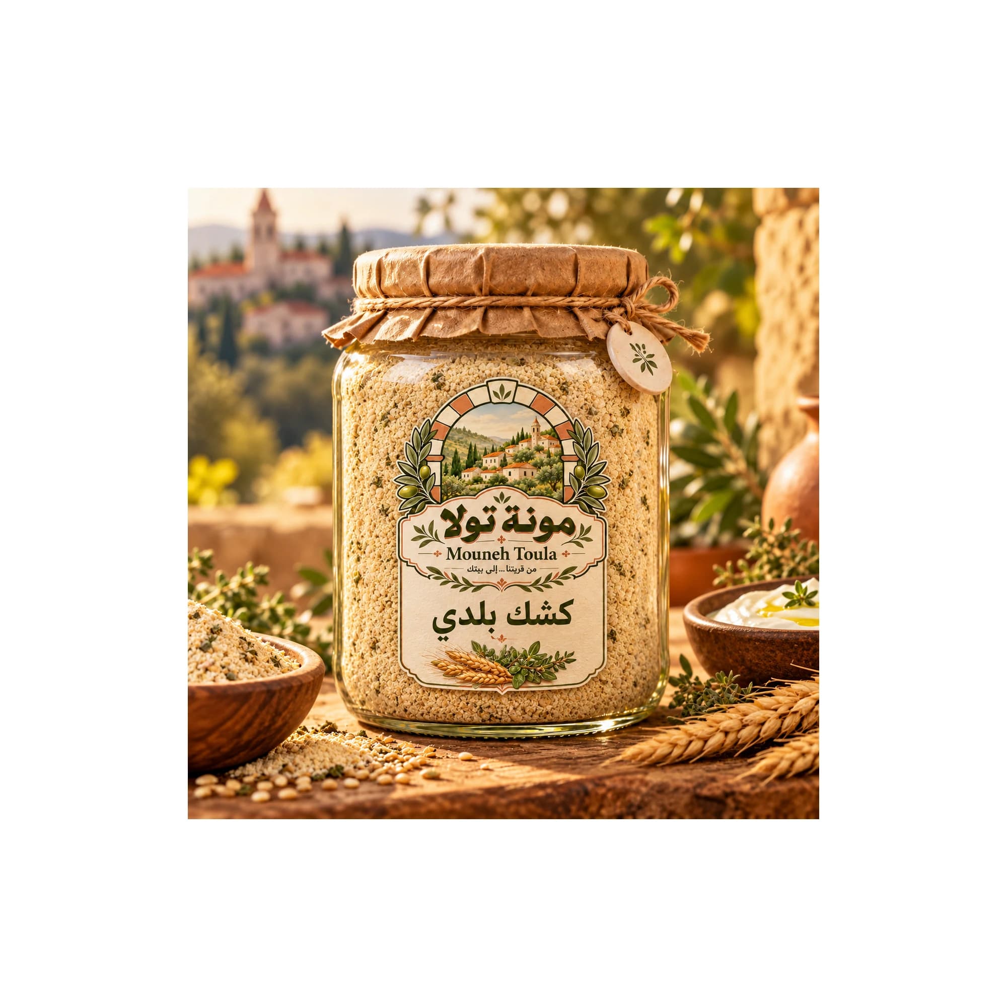 تصميم أولي لعبوة كشك بلدي من مونة تولا